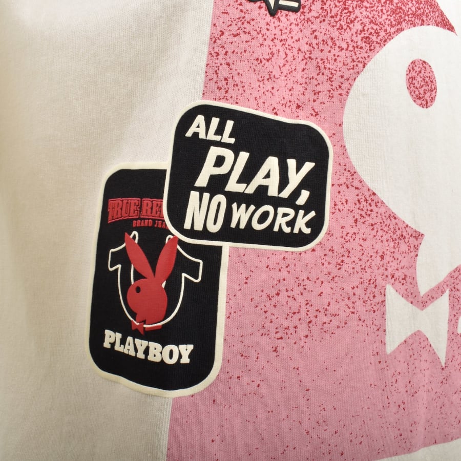 True Religion Playboy Patch T Shirt White | Mainline